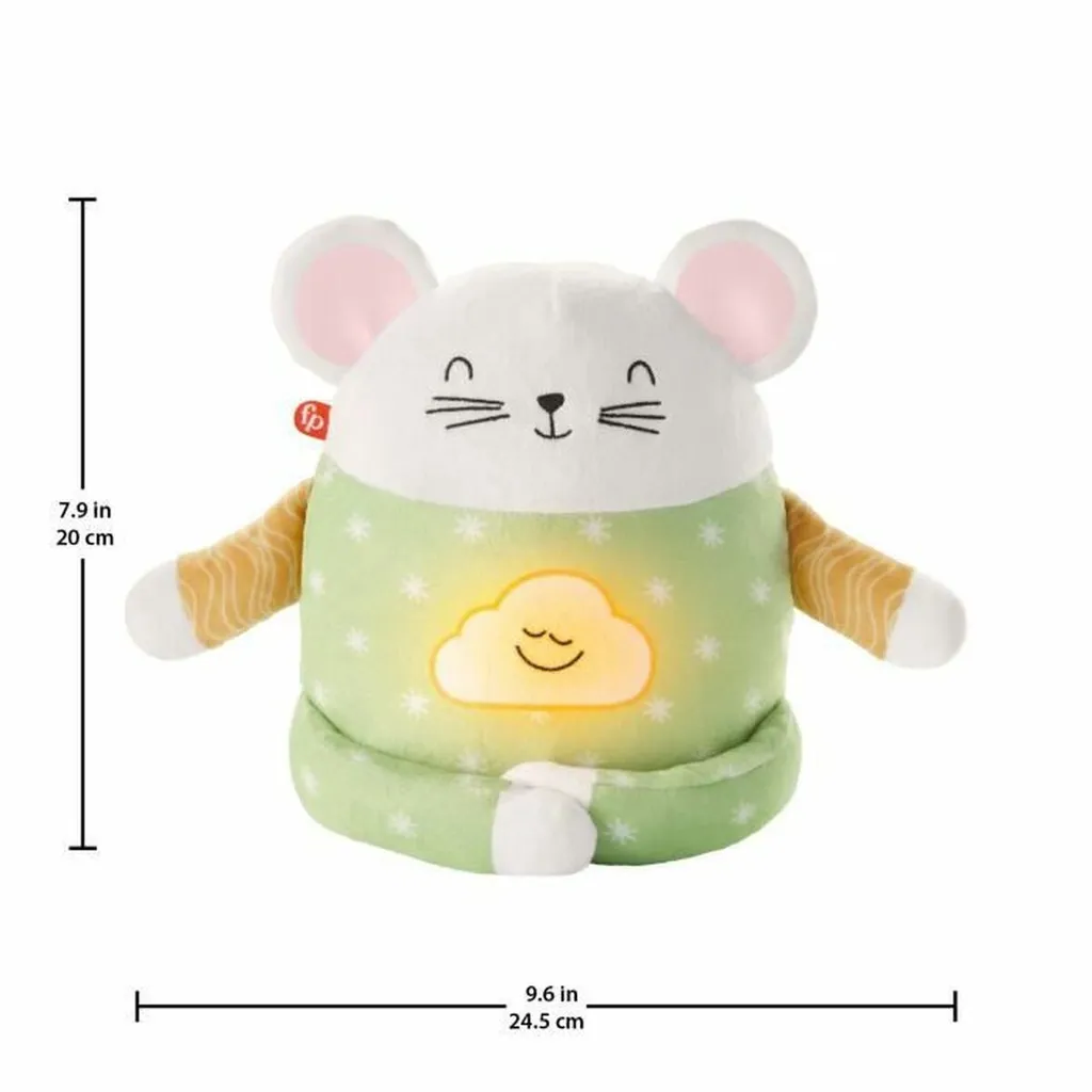 Fisher-Price Ma petite souris méditative - Peluche de relaxation bébé - 3