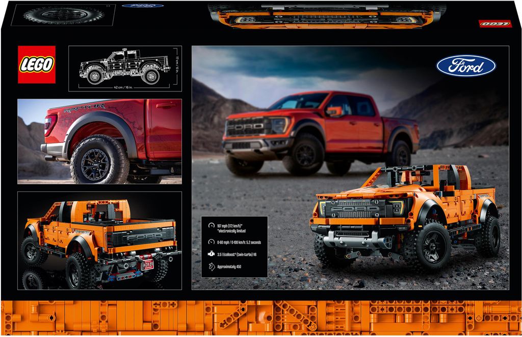 LEGO 42126 Technic Ford F-150 Raptor Pick-Up-Truck, Produktbild 8