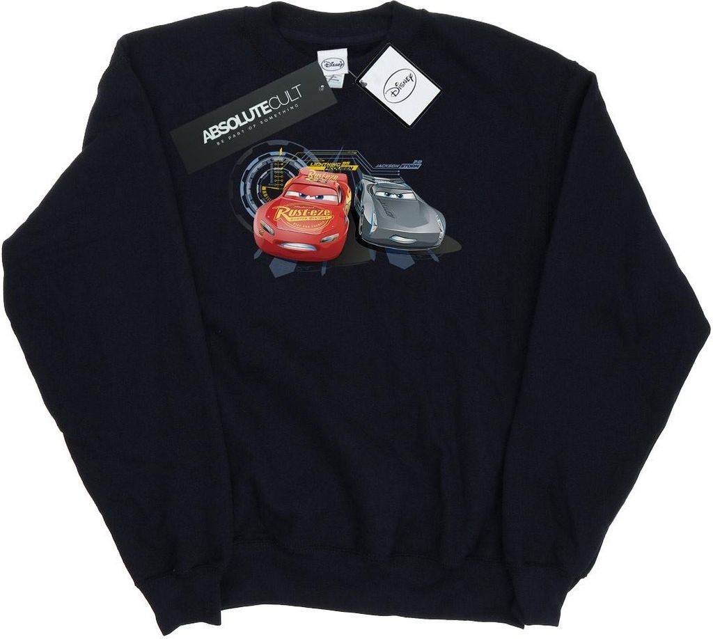 Disney - "Cars Lightning Vs Storm" Sweatshirt für Damen BI3365 (XL) (Schwarz)