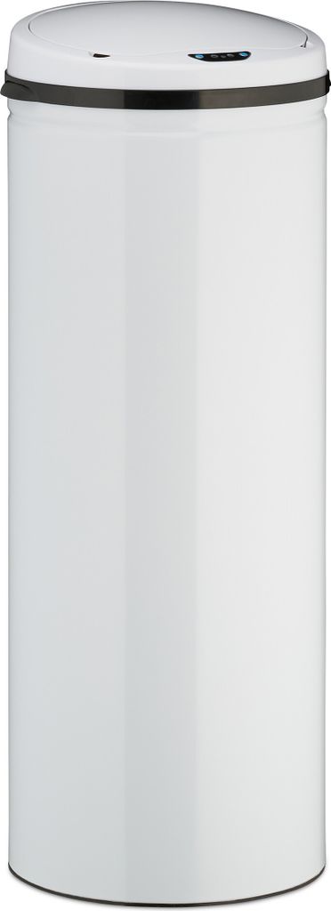 relaxdays 10026542_0 relaxdays Sensor Mülleimer 50,0 l weiß Image du produit 