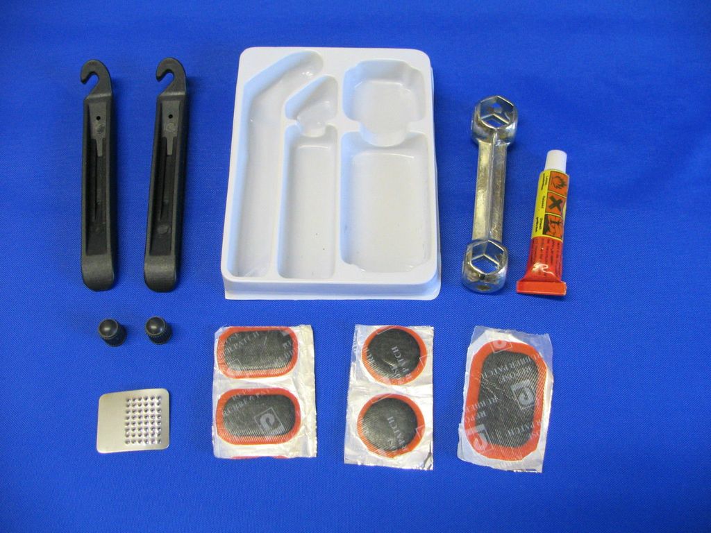 Filmer Fahrrad Werkzeug Werkzeugtasche Flickzeug Reparatur Set 10 Reparaturset