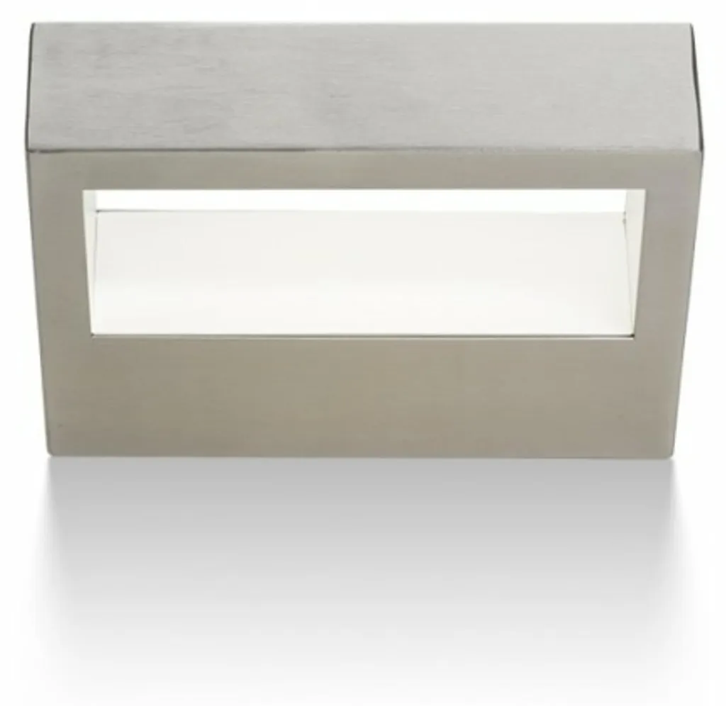 Applique LED CHLOE 9W Inox IP65 - Éclairage Mural 3000K Extérieur