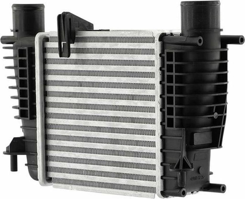 Ladeluftkühler Rippen gelötet Alu 210 mm - 202 mm HELLA für u.a. RENAULT MODUS