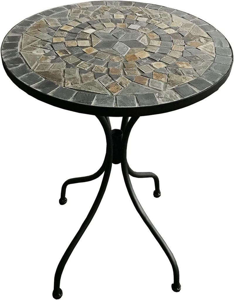 Mosaik Mosaiktisch Gartentisch Bistrotisch Fein Tisch Ø 60 Produktbild 