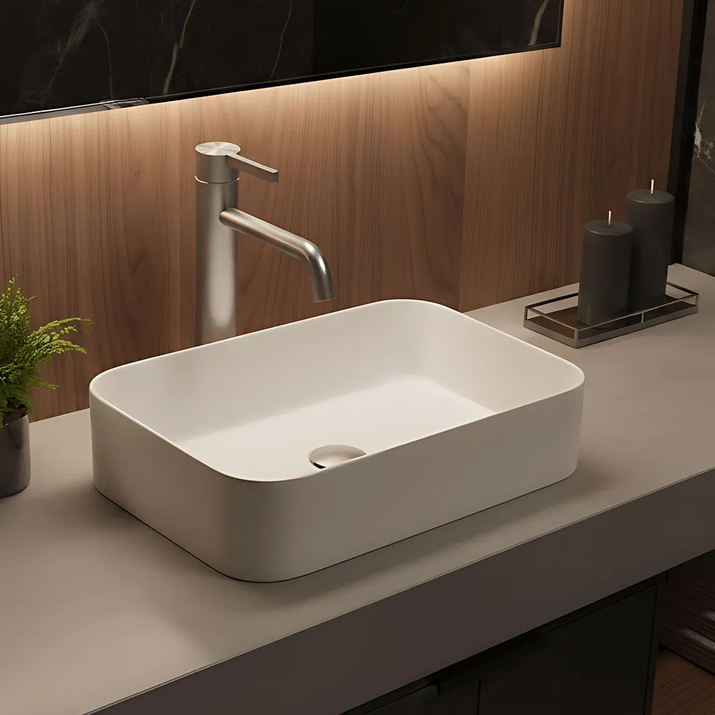 Rubinetto Lavabo Rea Foster Brush Steel - 10
