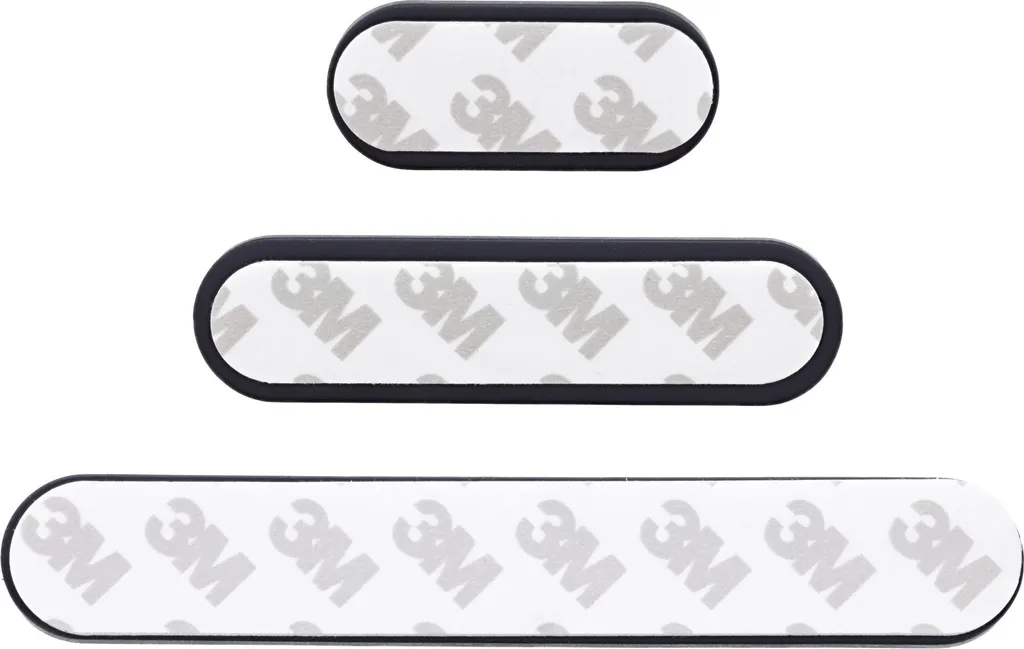 Gestionnaire de Câbles Autocollant Flexible InLine Noir Multi-Slots 3x
