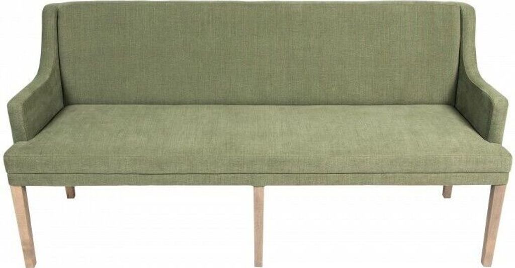 Bank Textil Sitz Bänke Chesterfield Restaurant Stoff Laden Sofa Leder Couch Neu