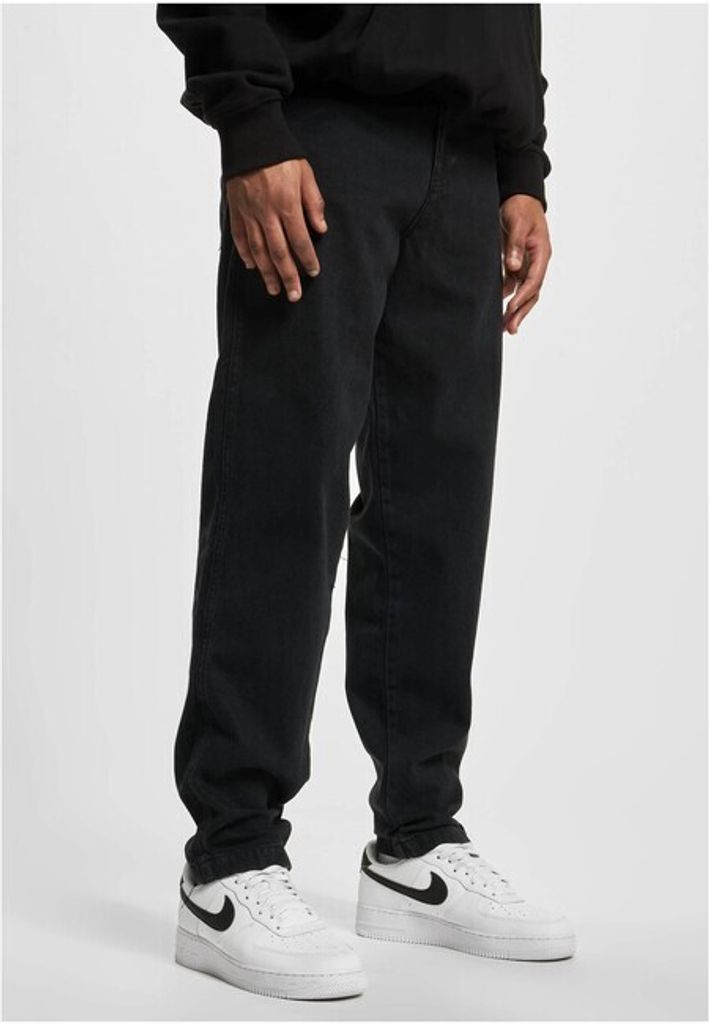 DEF - Herren Tapered Loose Fit Jeans - BLACK WASHED - W32