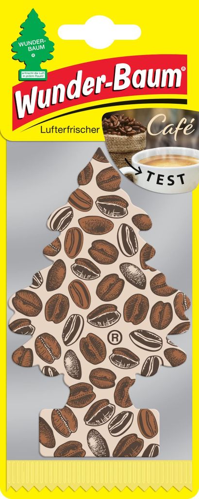 Wunder-Baum Café, Hängende Lufterfrischer, Hängend, Braun, Produktbild 