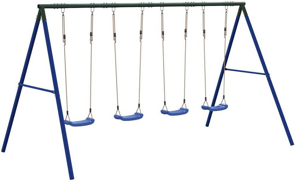 vidaXL Schaukel-Set mit 4 Schaukelsitzen