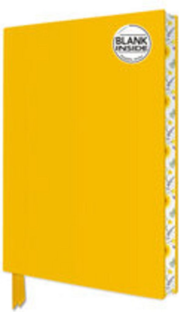 Sunny Yellow Blank Artisan Notebook (Flame Tree Journals)