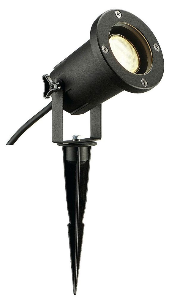 SLV NAUTILUS SPIKE XL, rund, schwarz, GU10, max. 11W, inkl. Produktbild 