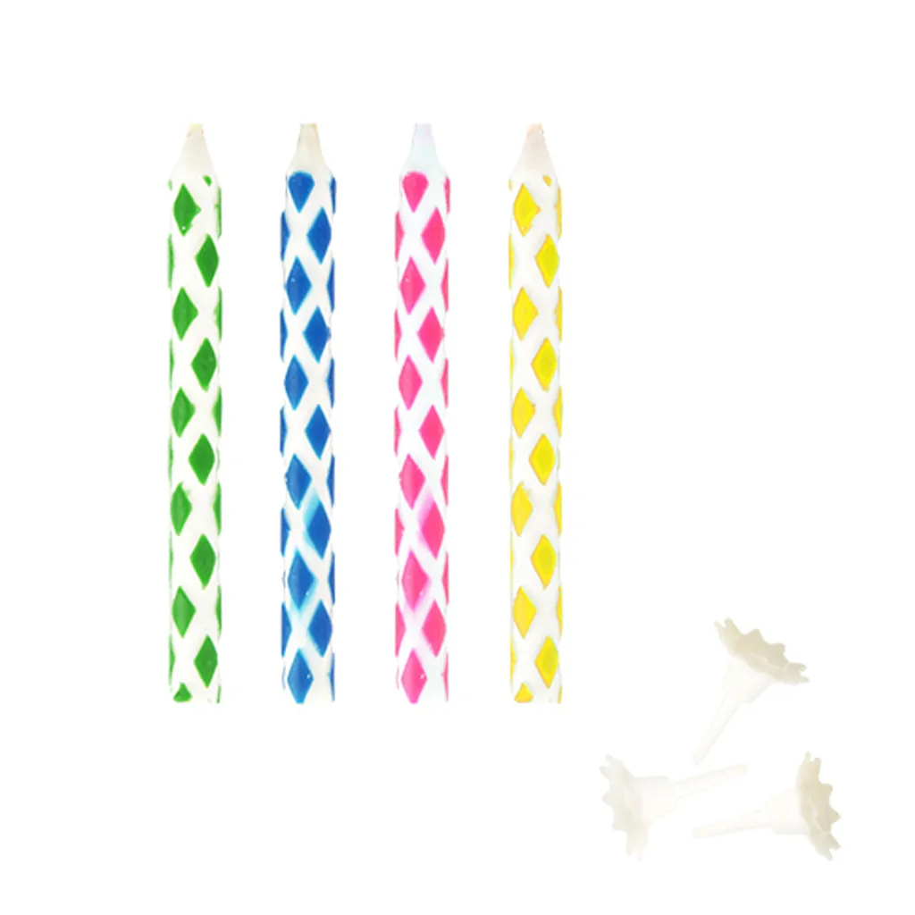 Bougies Magiques Multicolores PAPSTAR 14952 à Effet Scintillant - 10 pcs