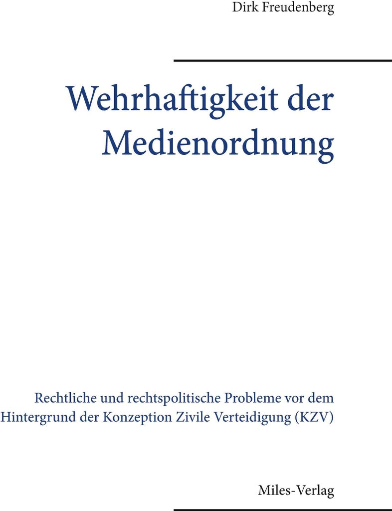 Wehrhaftigkeit der Medienordnung