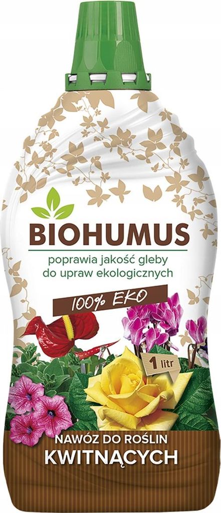 Biohumus tekuté hnojivo pre kvitnúce rastliny, 1 liter Obrázok produktu 