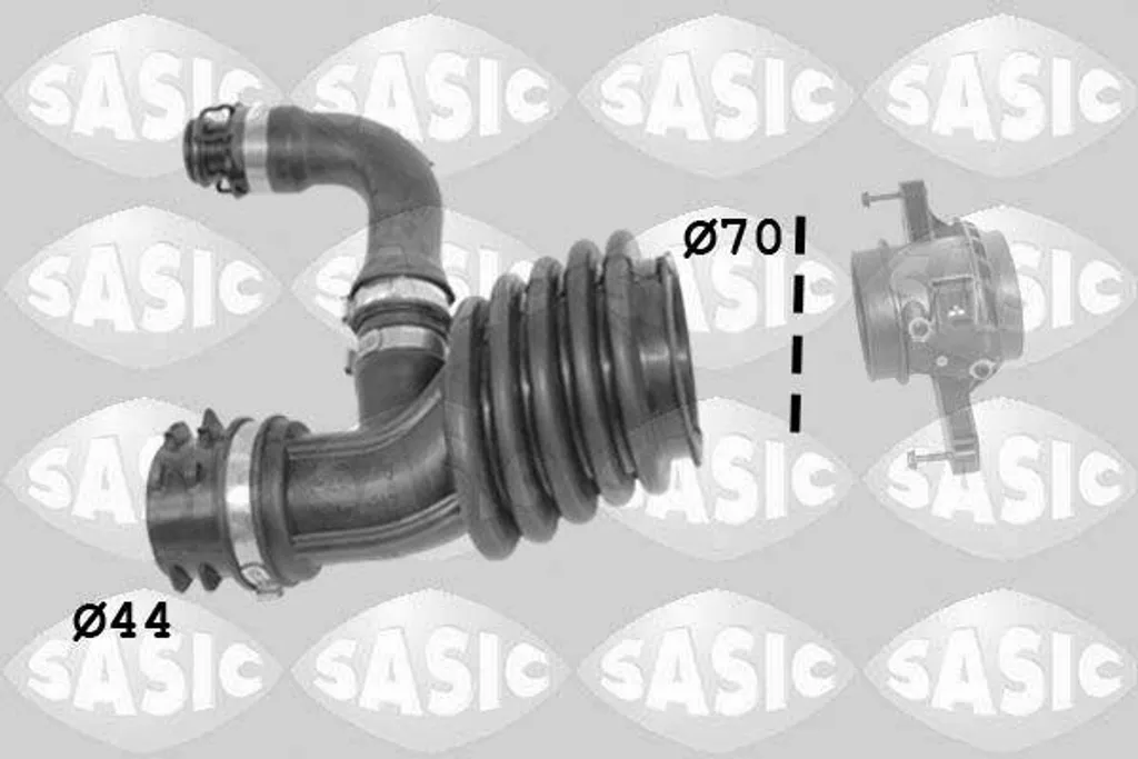Durite d'admission air turbo OE 1673572 pour Ford C-Max et Focus SASIC