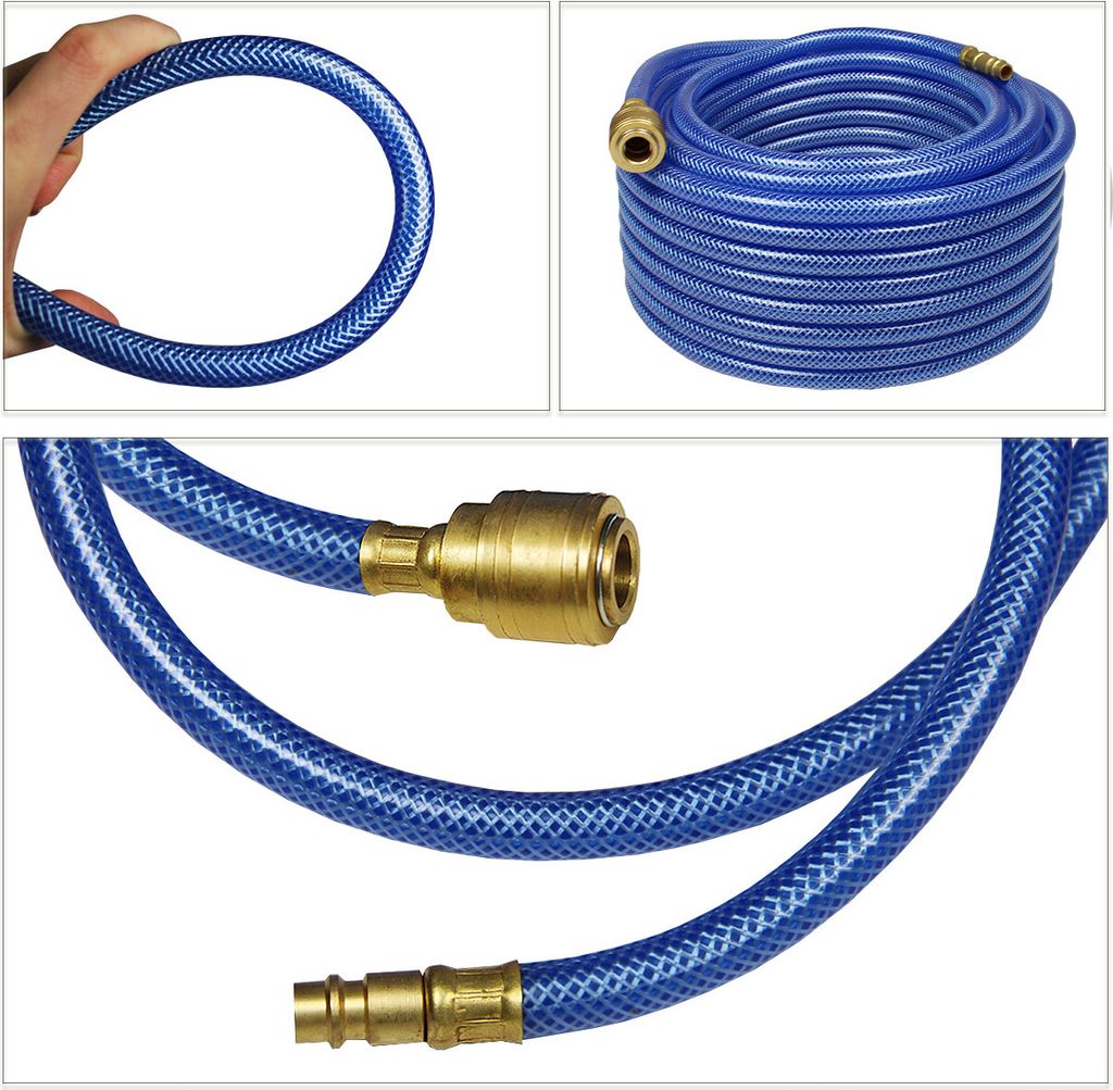 Druckschlauch Kompressorschlauch Druckluftschlauch PVC 1/4" 6x11mm 10 Meter