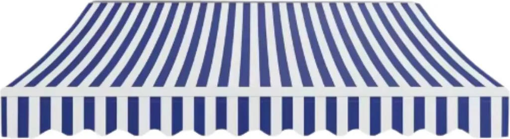Auvent Manuel Protection UV50+ Tissu Polyester Bleu 300 x 250 cm