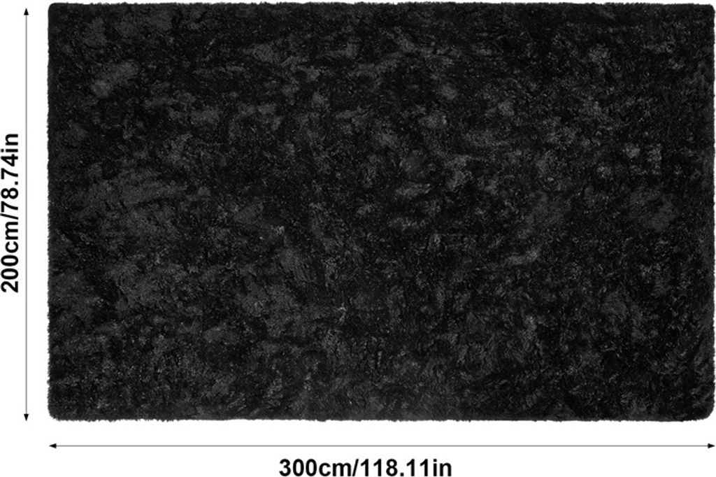 koberec s vysokým vlasem 200 x 300 cm do obývacího pokoje Obrázek produktu 13