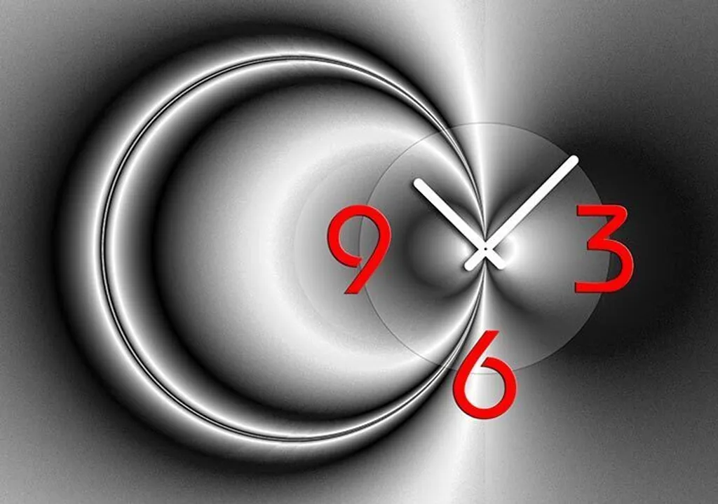 Orologio Dixtime 35x50 cm Silenzioso | Design Moderno per Casa e Ufficio