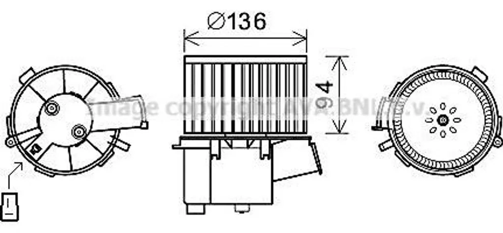 Fini la Buée ! Moteur de Ventilateur Chauffage 307 OE 6441P0 AVA PE8377