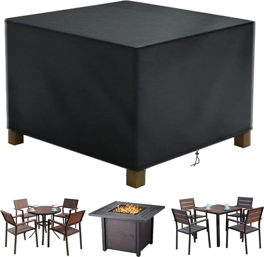 Wasserdichte winterfeste Abdeckung für Gartentisch Sitzgruppe 170 x 95 x 70 cm