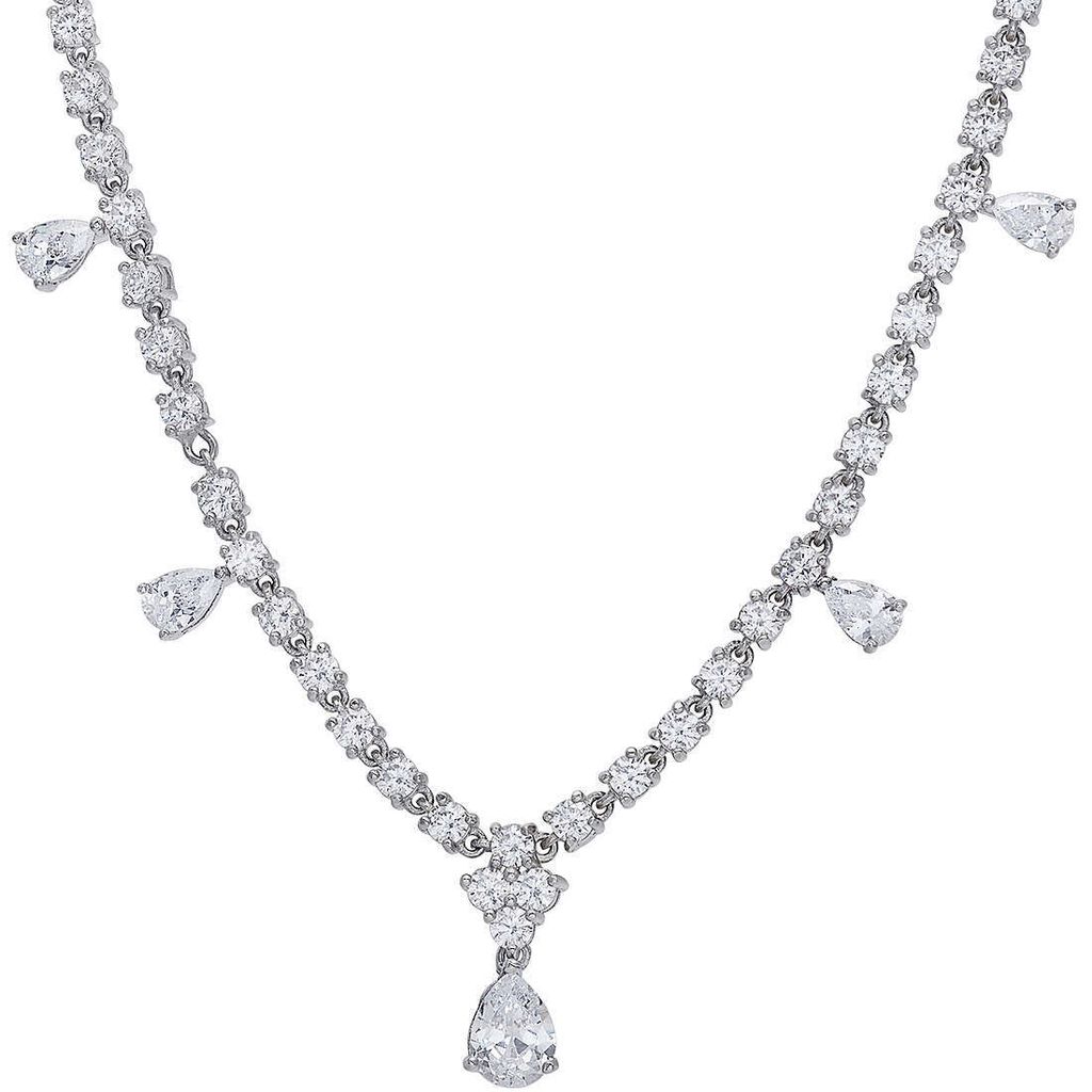 Halsketten Mit Hängenden Anhängern Comete Silber Kollektion Glamour - frau
