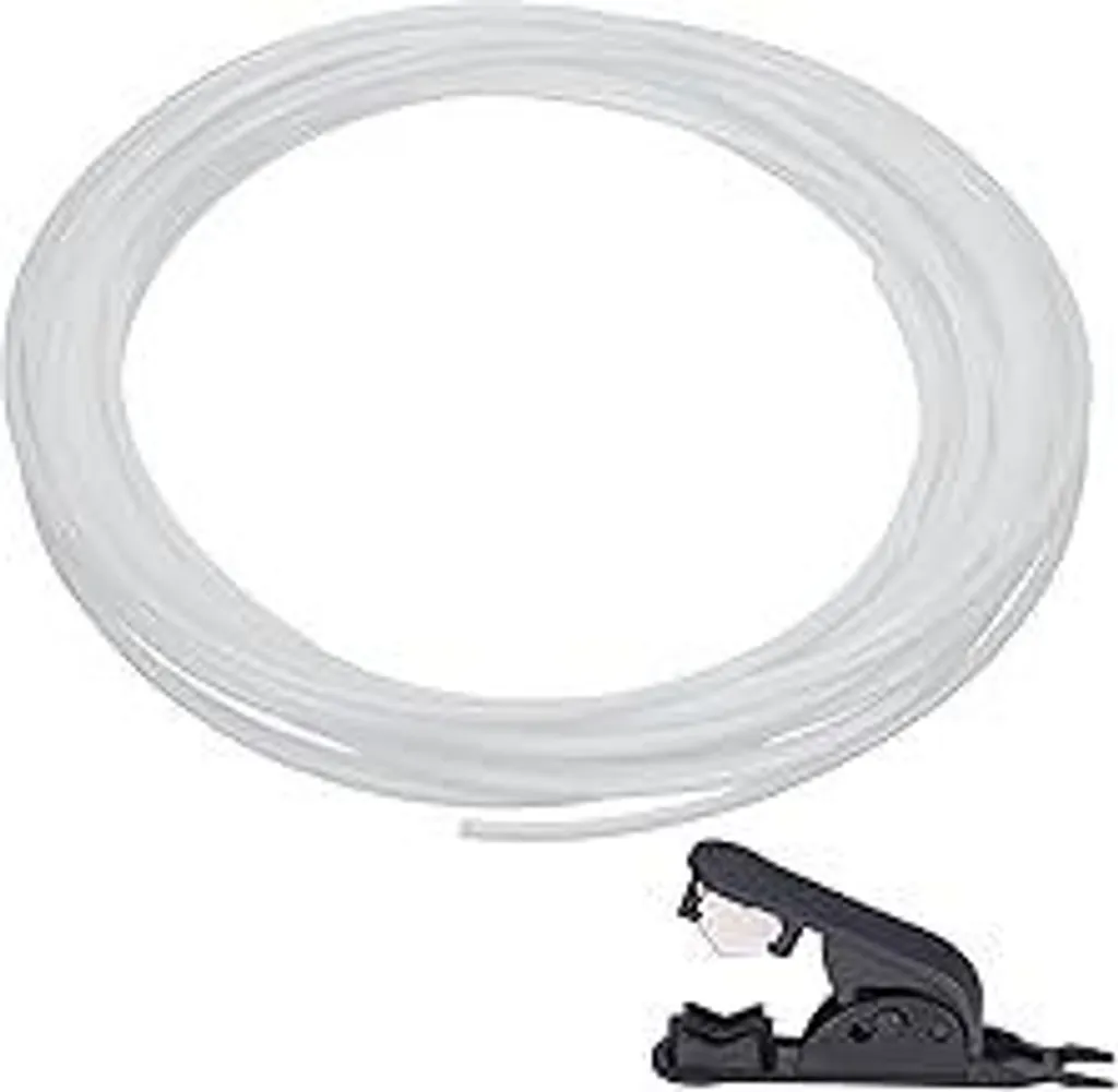 Tubo PTFE Bianco 10m 4x2.5mm per Bambu Lab e Creality K1 - Ultra Low Friction