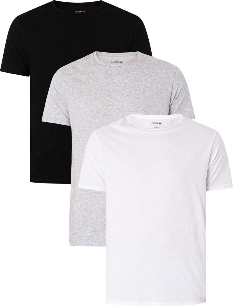Lacoste Essentials Basic Crew Shirt Herren (3er-pack)