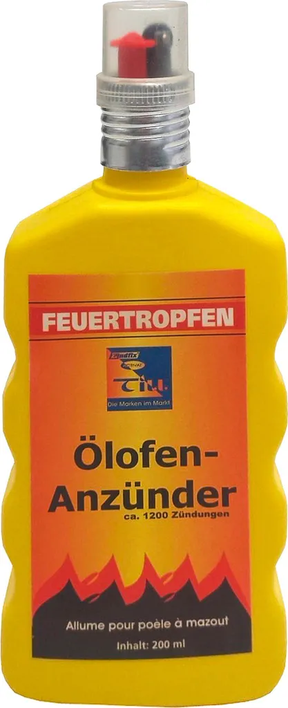 Till Feuertropfen Accendifuoco 200ml | Accensione Rapida Stufe e Grill