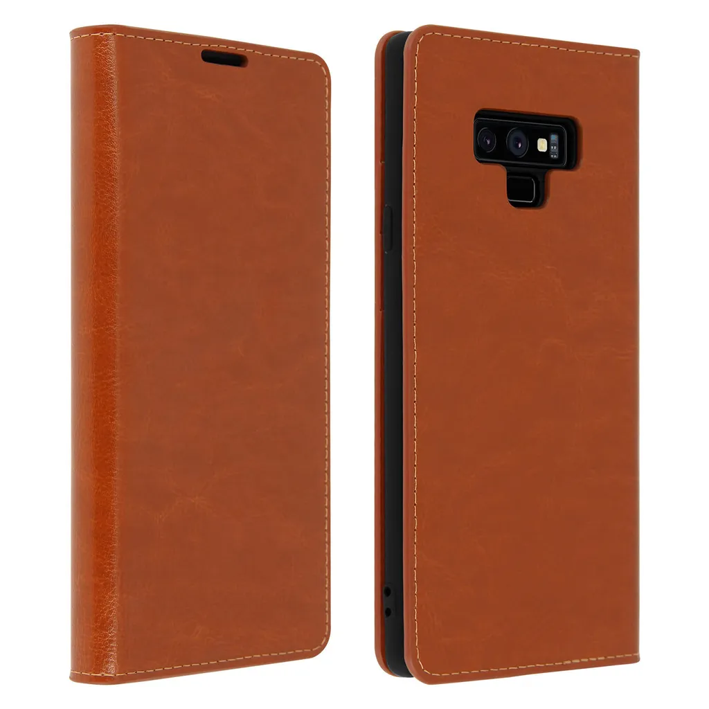 Migliore Cover Pelle Galaxy Note 9 Rame - Business Wallet Case
