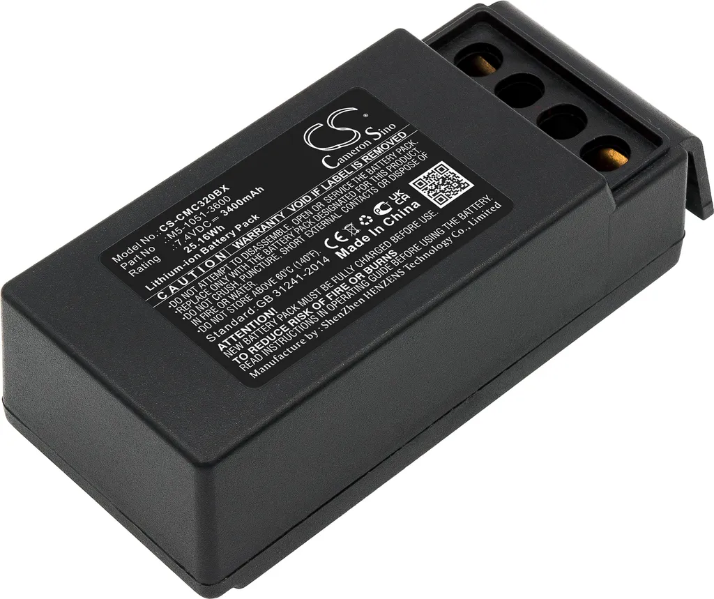 Batteria Ricambio per Cavotec MC-3000 M9-1051-3600 EX | TECHTEK