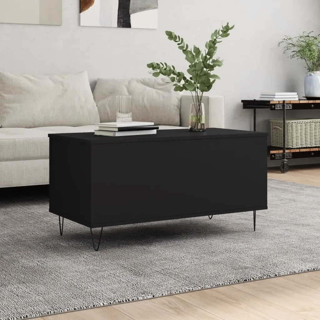 Maison Exclusive Tavolino Nero 90x44,5x45 cm - Tavolo da Salotto