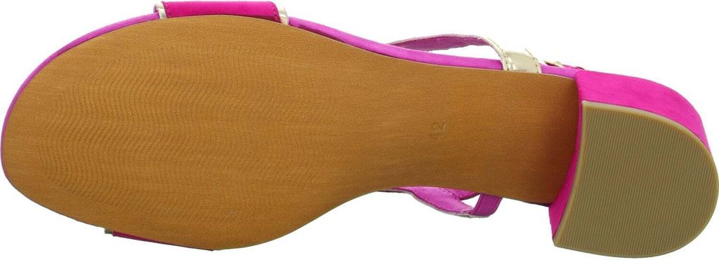 MARCO TOZZI Damen Sandale Textil Sandalette Metallic Produktbild 9