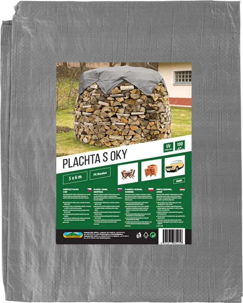 Copertura Nohel Garden 5x6m Grigio Scacchi - Versatilità 100g per Esterni