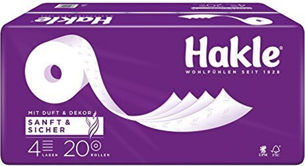 Hakle toaletný papier "Gentle & Safe", 4-vrstvový, 16 Obrázok produktu 