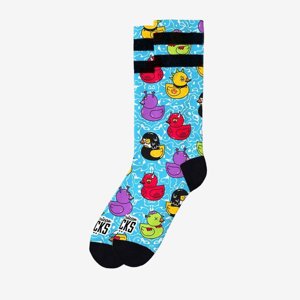 American Socks Tub Duck, crew-sokken, blauw, EU 41-46, Productafbeelding 