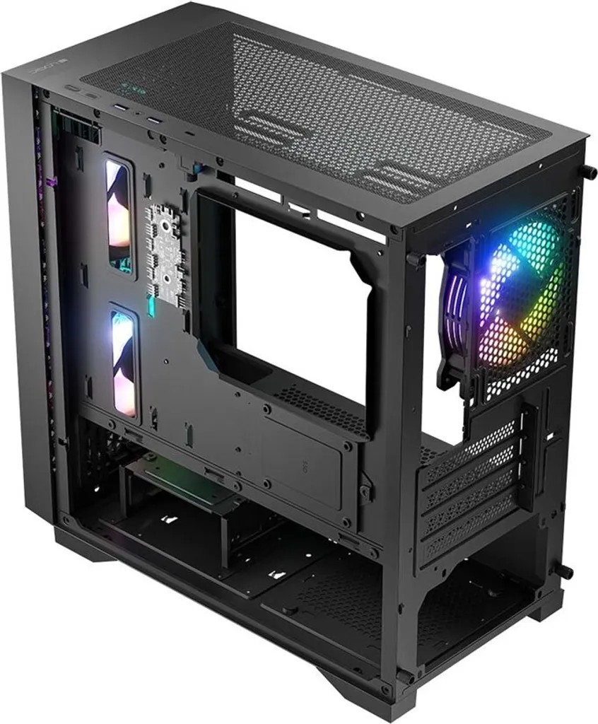Boîtier PC Mini Tour Logic Concept Dart Pro noir pour configuration Micro-ATX - 3