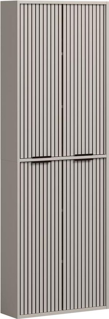 Vicco Hochschrank Ruford, 60 x 176 cm mit 4 Türen, Cashmere Produktbild 