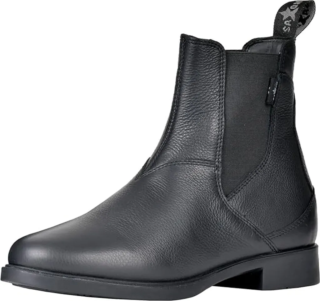 Saxon Boots d'équitation Allyn en cuir WB2016 pour enfants Noir 31 EU