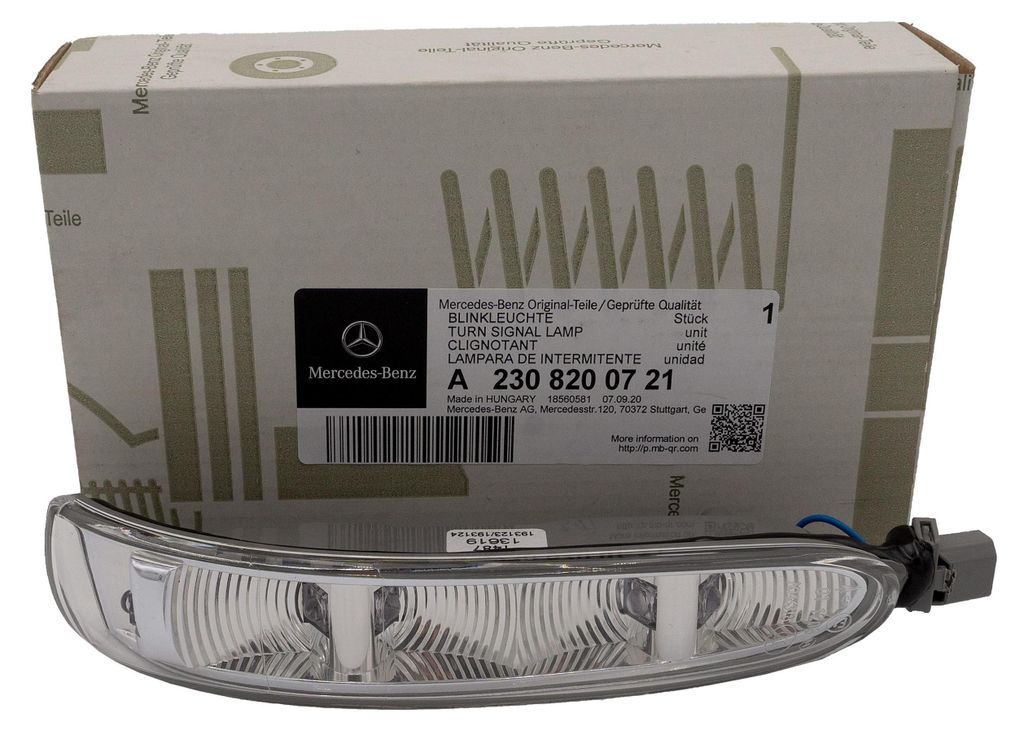 Mercedes-Benz Spiegelblinker links, CLK W209, SL R230 Produktbild 