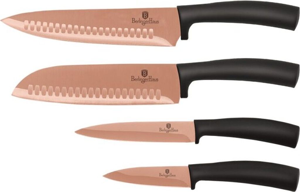 BERLINGERHAUS Antihaft-Messerset 4-teilig Roségold BH-2385