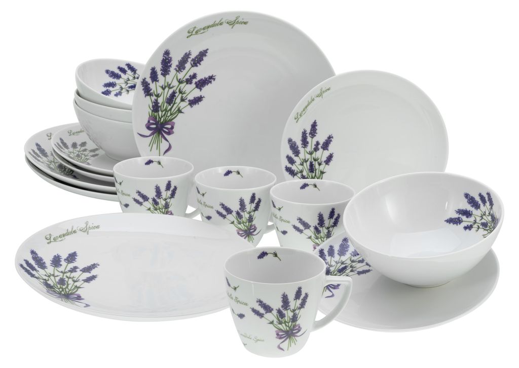 CreaTable, 25873, Home Lavendel, Kombiservice 16-tlg, Produktbild 