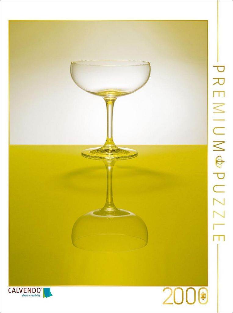 CALVENDO Puzzle Champagnerschale 2000 Teile Puzzle hoch | 2000 Teile Lege-Größe 90x67cm Foto-Puzzle für glückliche Stunden