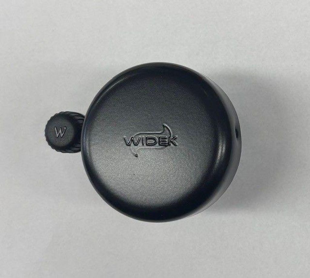 Robuste Fahrradklingel aus Plastik in Schwarz, passend für 22 mm Lenkerdurchmesser