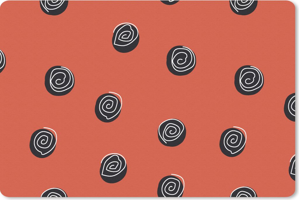 MuchoWow Schreibtischunterlage Muster - Kunst - Australien 60x40 cm - XXL Mauspad - Großes Mauspad