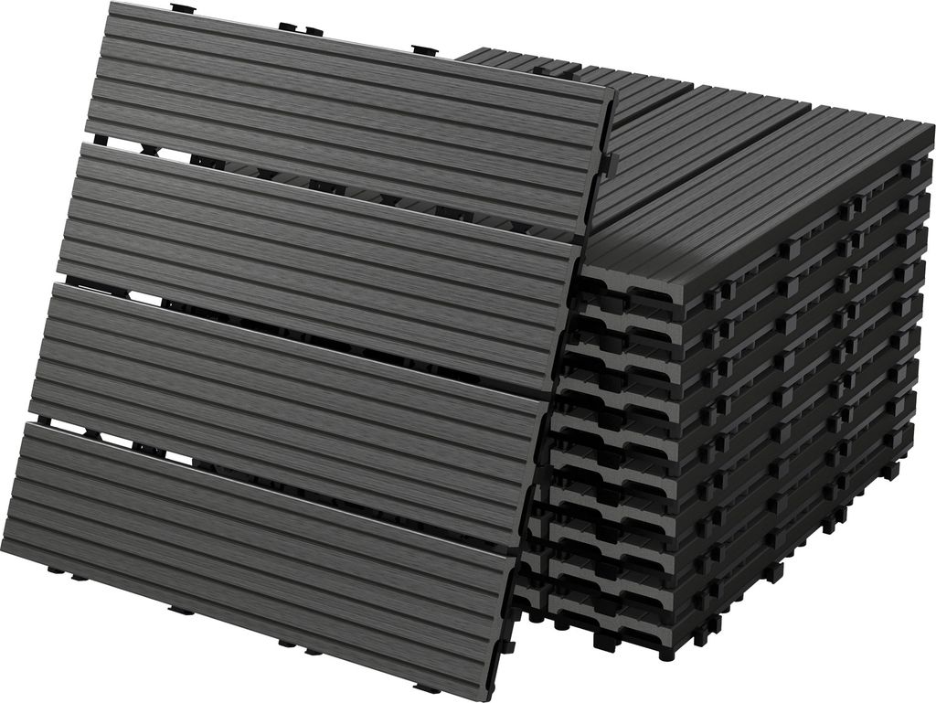 ECD Germany WPC terasová dlažba, 30x30 cm, 55-dielna Obrázok produktu