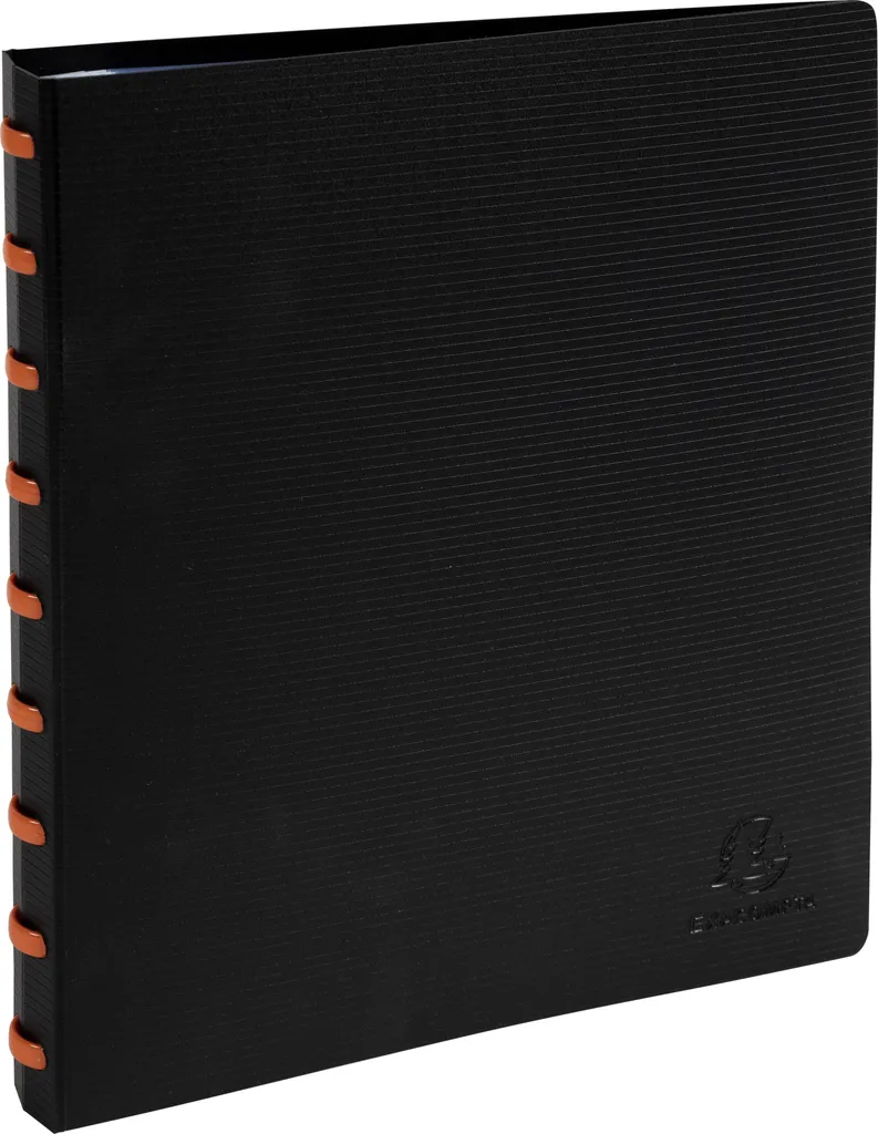 Exacompta 6x Protège-documents à anneaux 60 vues A5 Noir 86034E