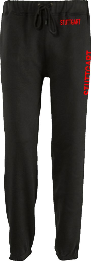 multifanshop Jogginghose - Stuttgart - Bund & Seite, schwarz, Größe S