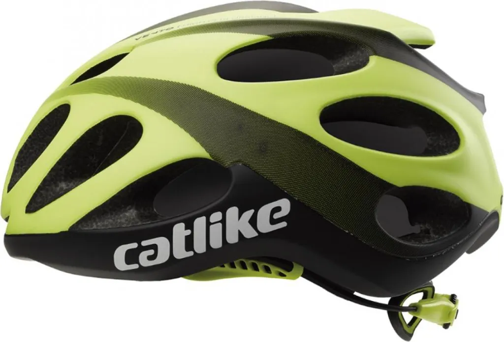 Casque de Vélo Route Catlike Vento Taille S Noir et Jaune Mat Sportif